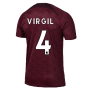 2022-2023 Liverpool Pre-Match Training Shirt (Red) (VIRGIL 4)