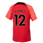 2022-2023 Liverpool Strike Training Jersey (Red) (GOMEZ 12)