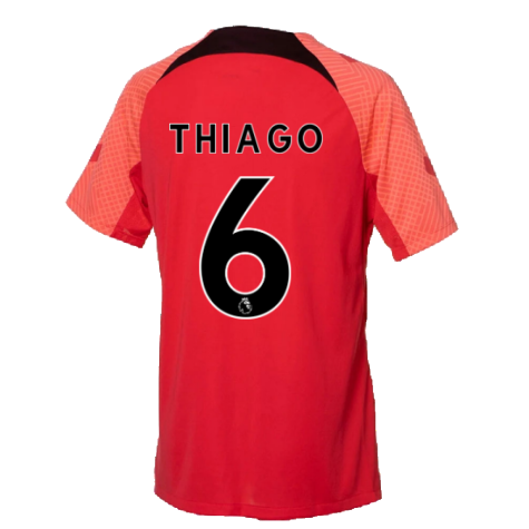 2022-2023 Liverpool Strike Training Jersey (Red) (THIAGO 6)