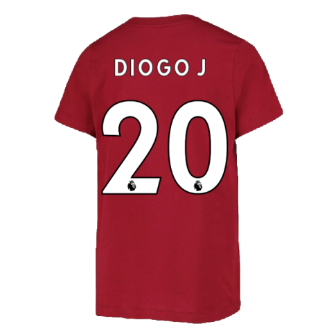 2022-2023 Liverpool Swoosh Tee (Red) (DIOGO J 20)