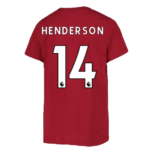 2022-2023 Liverpool Swoosh Tee (Red) (HENDERSON 14)