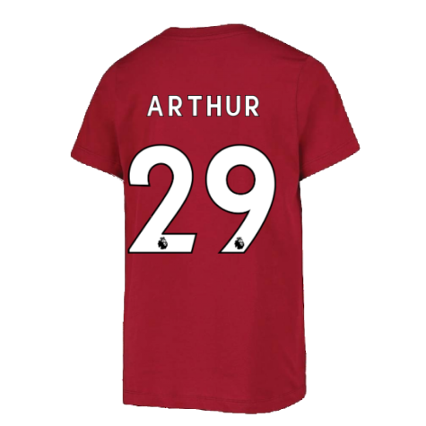 2022-2023 Liverpool Swoosh Tee (Red) - Kids (ARTHUR 29)