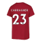 2022-2023 Liverpool Swoosh Tee (Red) - Kids (CARRAGHER 23)