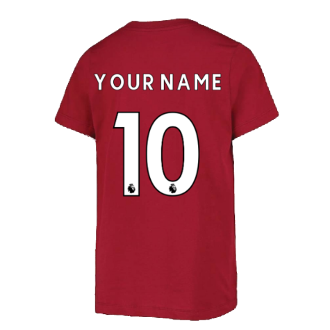 2022-2023 Liverpool Swoosh Tee (Red) - Kids (Your Name)