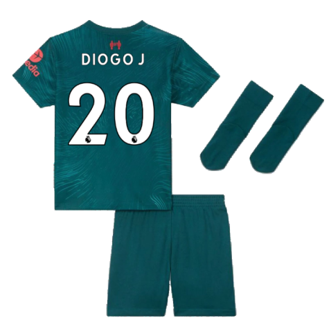 2022-2023 Liverpool Third Little Boys Mini Kit (DIOGO J 20)