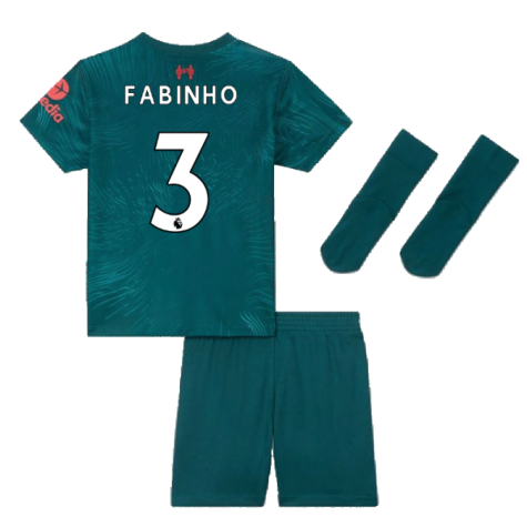 2022-2023 Liverpool Third Little Boys Mini Kit (FABINHO 3)