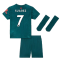 2022-2023 Liverpool Third Little Boys Mini Kit (Suarez 7)
