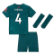 2022-2023 Liverpool Third Little Boys Mini Kit (VIRGIL 4)