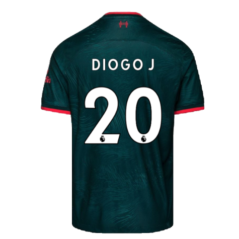 2022-2023 Liverpool Third Shirt (Kids) (DIOGO J 20)
