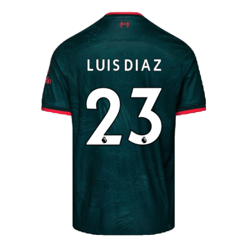 2022-2023 Liverpool Third Shirt (Kids) (LUIS DIAZ 23)