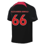 2022-2023 Liverpool Training Shirt (Black) (ALEXANDER ARNOLD 66)