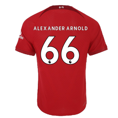 2022-2023 Liverpool Vapor Home Shirt (ALEXANDER ARNOLD 66)