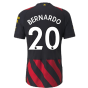 2022-2023 Man City Authentic Away Shirt (BERNARDO 20)