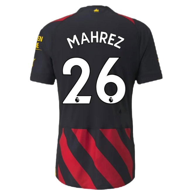 2022-2023 Man City Authentic Away Shirt (MAHREZ 26)