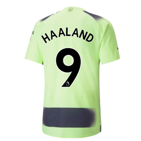 2022-2023 Man City Authentic Third Shirt (HAALAND 9)