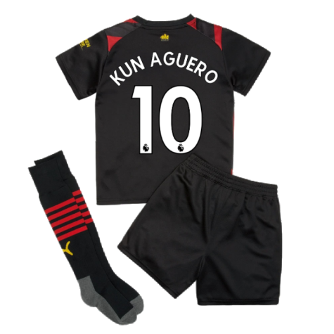 2022-2023 Man City Away Mini Kit (KUN AGUERO 10)