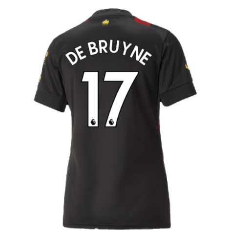 2022-2023 Man City Away Shirt (Ladies) (DE BRUYNE 17)
