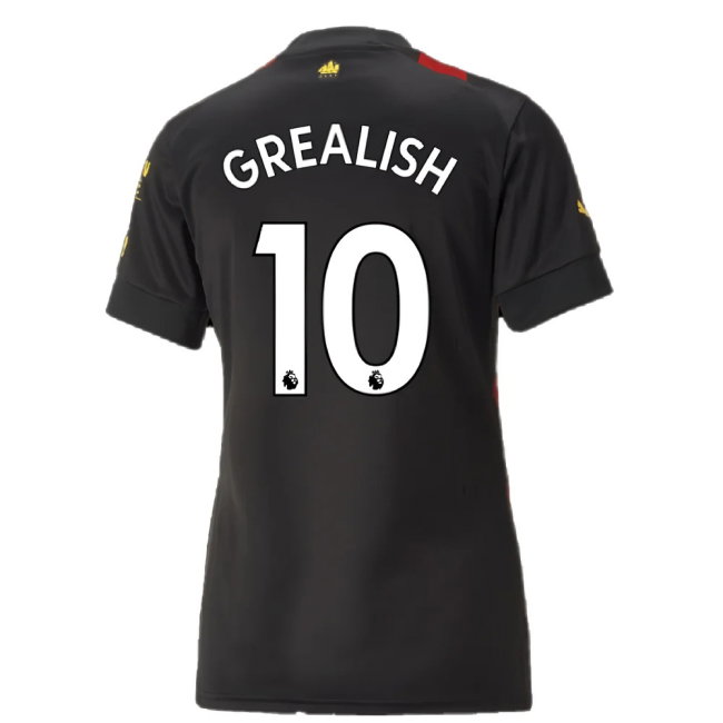 2022-2023 Man City Away Shirt (Ladies) (GREALISH 10)