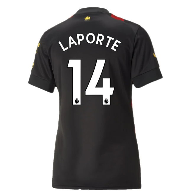 2022-2023 Man City Away Shirt (Ladies) (LAPORTE 14)