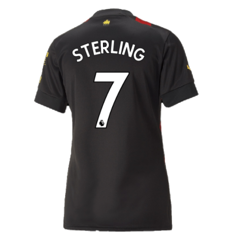 2022-2023 Man City Away Shirt (Ladies) (STERLING 7)
