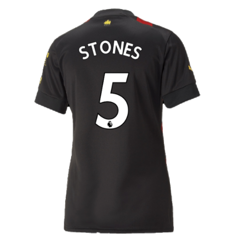 2022-2023 Man City Away Shirt (Ladies) (STONES 5)