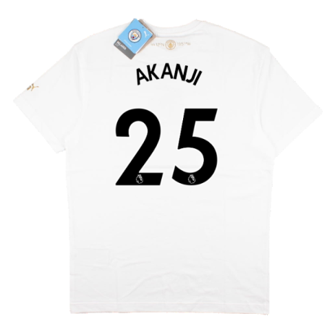 2022-2023 Man City Chinese New Year Tee (White) (Akanji 25)
