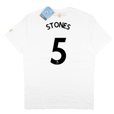 2022-2023 Man City Chinese New Year Tee (White) (Stones 5)