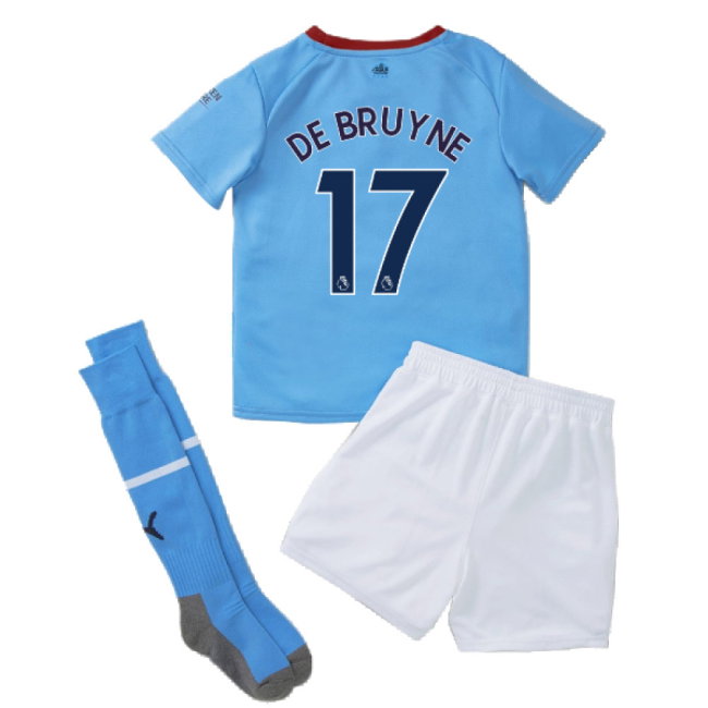 2022-2023 Man City Home Mini Kit (DE BRUYNE 17)