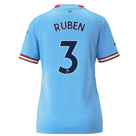 2022-2023 Man City Home Shirt (Ladies) (RUBEN 3)