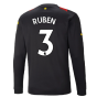 2022-2023 Man City Long Sleeve Away Shirt (RUBEN 3)