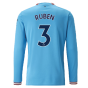 2022-2023 Man City Long Sleeve Home Shirt (RUBEN 3)