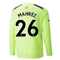 2022-2023 Man City Long Sleeve Third Shirt (MAHREZ 26)