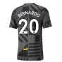 2022-2023 Man City Pre-Match Jersey (Black) (BERNARDO 20)