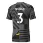 2022-2023 Man City Pre-Match Jersey (Black) (RUBEN 3)