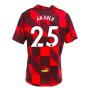 2022-2023 Man City Pre-Match Jersey (Tango Red) (AKANJI 25)