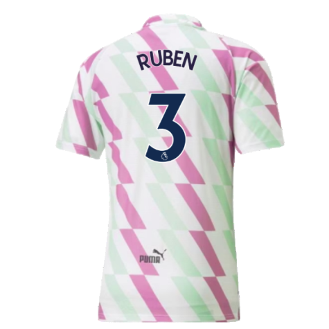 2022-2023 Man City Pre-Match Shirt (White) (RUBEN 3)