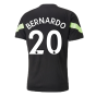 2022-2023 Man City PRO Training Jersey (Black) (BERNARDO 20)