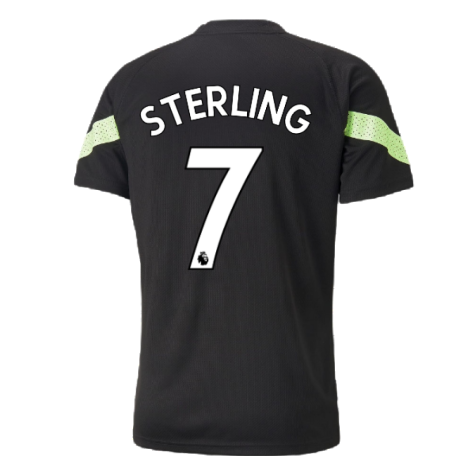 2022-2023 Man City PRO Training Jersey (Black) (STERLING 7)