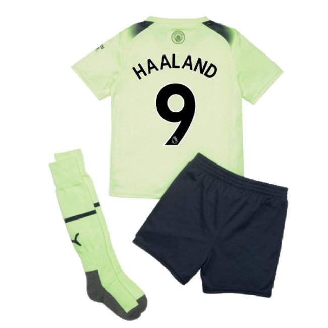 2022-2023 Man City Third Mini Kit (HAALAND 9)