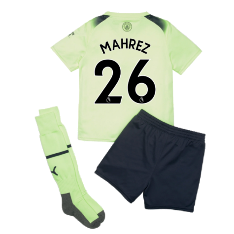 2022-2023 Man City Third Mini Kit (MAHREZ 26)