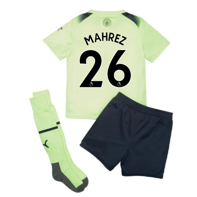 2022-2023 Man City Third Mini Kit (MAHREZ 26)
