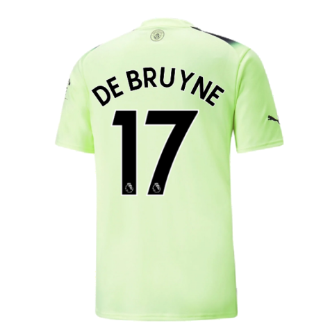 2022-2023 Man City Third Shirt (DE BRUYNE 17)