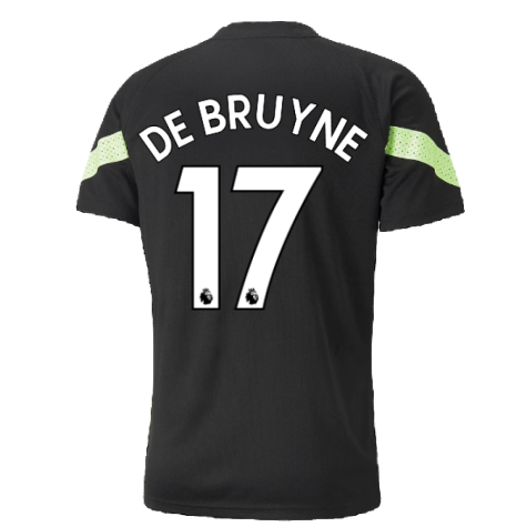 2022-2023 Man City Training Jersey (Black) (DE BRUYNE 17)