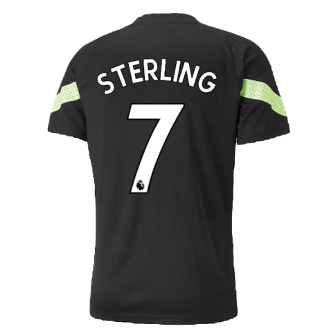 2022-2023 Man City Training Jersey (Black) (STERLING 7)
