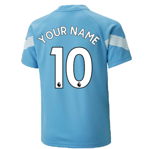2022-2023 Man City Training Jersey (Light Blue) (Your Name)