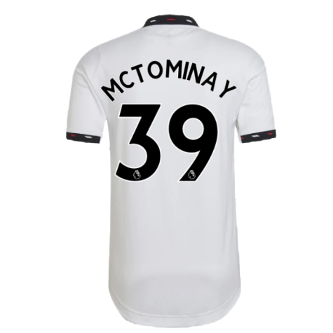 2022-2023 Man Utd Authentic Away Shirt (McTOMINAY 39)