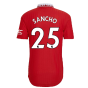 2022-2023 Man Utd Authentic Home Shirt (SANCHO 25)