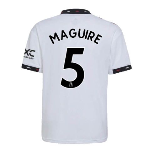 2022-2023 Man Utd Away Shirt (Kids) (MAGUIRE 5)