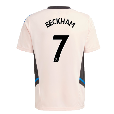 2022-2023 Man Utd Convido 22 Training Tee (Pink) (BECKHAM 7)