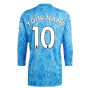 2022-2023 Man Utd Home Goalkeeper Shirt (Blue) (Your Name)